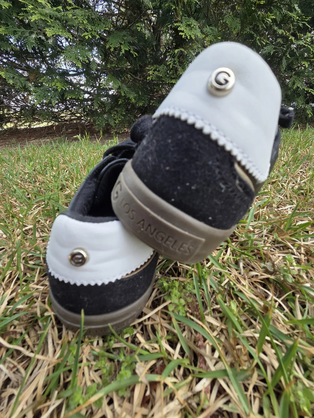 Black “Los Angeles” Sneakers - Size 6 US, Casual Street Style - Picture 3 of 4